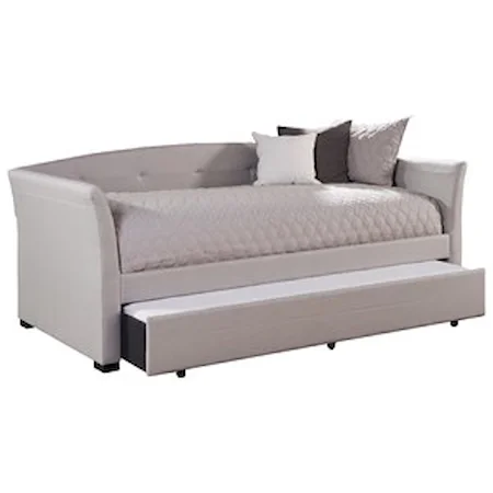 Contemporary Upholstered Daybed with Trundle